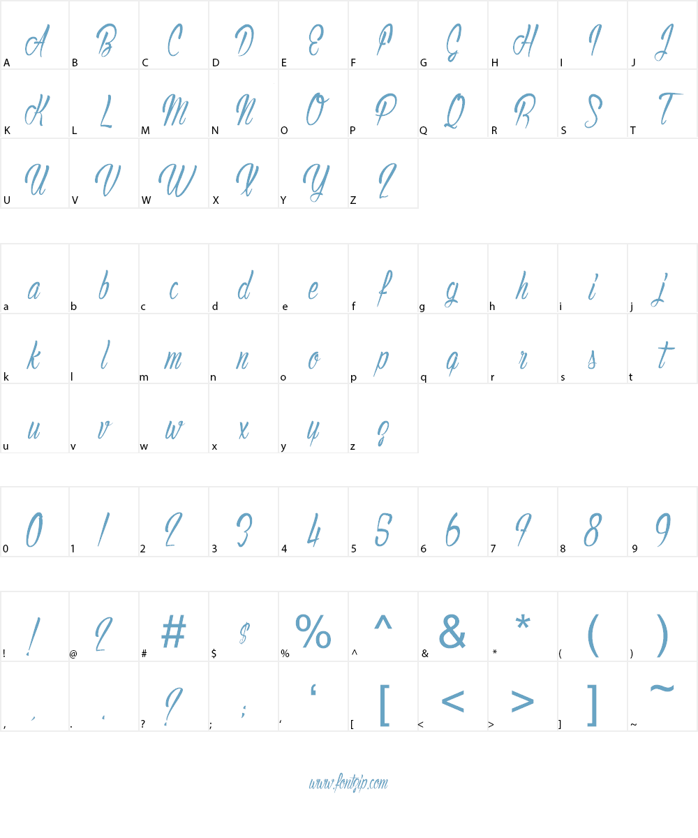 Authentic Hilton Font Character